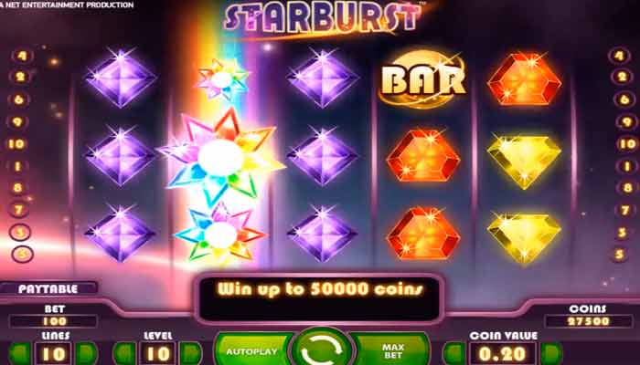 Freespiny Starburst NetEnt